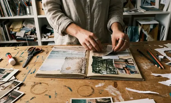 Crear un cuaderno de imágenes interiores: ejercicio semanal para ordenar la intuición